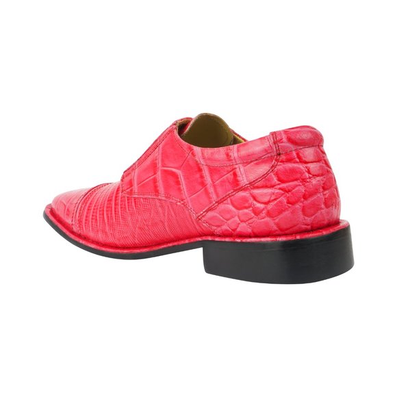 Owen Croco/Lizard Print Oxford Style Dress Shoes main image 6